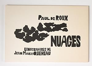 Nuages, linogravures de Jean-Marie Queneau