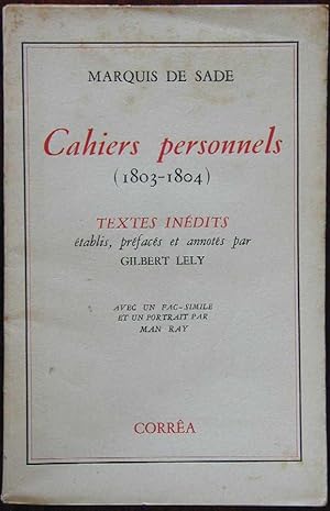 Cahiers personnels (1803-1804)