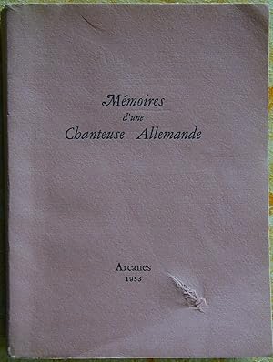 Mémoires d'une chanteuse allemande