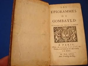 Les Epigrammes divisées en trois livres
