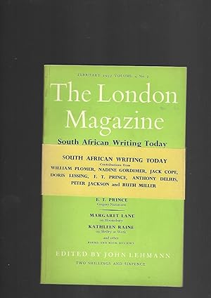 Seller image for London Magazine. February 1957. South African Writing Today for sale by SAVERY BOOKS