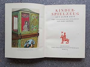 Kinderspielzeug aus alter Zeit. Eine Geschichte des Spielzeugs.