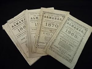 The New England Almanac, And Farmer's Friend For The year of Our Lord 1868 [and 1870, 1879, 1887]...