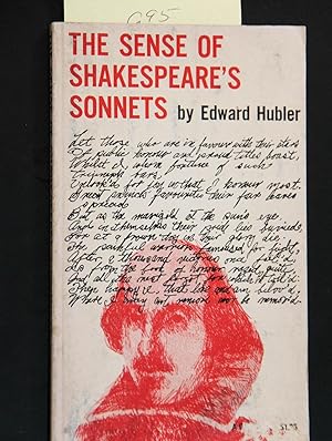 Seller image for THE SENSE OF SHAKESPEARE'S SONNETS for sale by Mad Hatter Bookstore