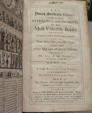 The Young-Students-Library, Containing Extracts And Abridgment Of The Valuable Books Printed In E...