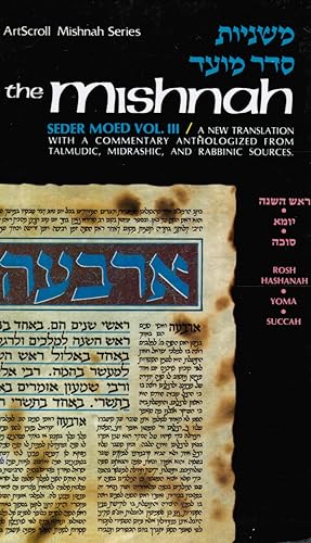 Image du vendeur pour Seder Moed: Rosh Hashana/yoma/succah mis en vente par Bookshop Baltimore