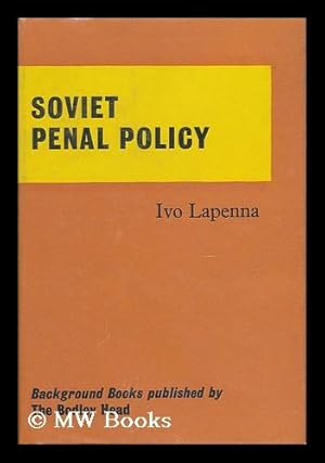 Seller image for Soviet Penal Policy for sale by MW Books