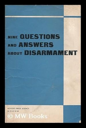 Seller image for Nine Questions and Answers about Disarmament for sale by MW Books