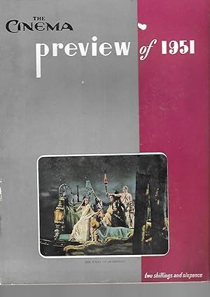 Bild des Verkufers fr The Cinema Preview of 1951. January 8th 1951. Front cover: "The Tales of Hoffmann" zum Verkauf von SAVERY BOOKS