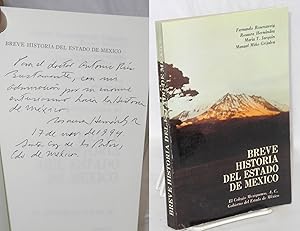 Bild des Verkufers fr Breve Historia del Estado de Mexico zum Verkauf von Bolerium Books Inc.