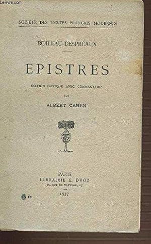 Seller image for Epistres - Boileau - Despreaux for sale by JLG_livres anciens et modernes