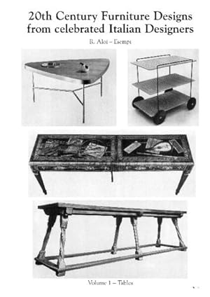 20th Century Furniture Designs from celebrated Italian designers Esempi. c. 1950.