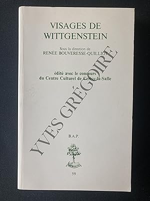 Image du vendeur pour VISAGES DE WITTGENSTEIN mis en vente par Yves Grgoire