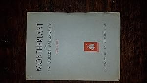 Seller image for Montherlant ou la guerre permanente for sale by AHA BOOKS