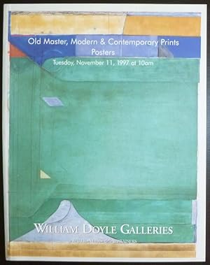 Seller image for Old Master, Modern & Contemporary Prints; Posters November 11, 1997 for sale by Jeff Irwin Books