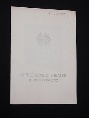 Imagen del vendedor de Programmheft 31 Schlopark-Theater Berlin 1953/54. ZU WAHR, UM SCHN ZU SEIN von Bernard Shaw. Insz.: Heinrich Koch, Bhnenbild/ Kostme: Jrg Zimmermann, Musik: Herbert Baumann, techn. Ltg.: Julius Richter. Mit Trude Hesterberg, Edith Schneider, Johanna Wichmann, Hans Caninenberg, Harry Wstenhagen, Karl Hellmer, Erwin Kalser a la venta por Fast alles Theater! Antiquariat fr die darstellenden Knste