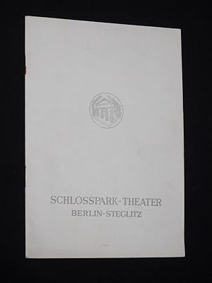 Seller image for Programmheft 34 Schlopark-Theater Berlin 1954/ 55. DIE BRGER VON CALAIS von Kaiser. Insz.: Karl Heinz Stroux, Bhnenbild/ Kostme: Jean Pierre Ponnelle, Musik: Herbert Baumann, techn. Ltg.: Julius Richter. Mit Alfred Schieske, Paul Wagner, Walter Franck, Elsa Wagner, Lu Suberlich, Liane Croon, Herta Kravina, Ernst Albert Schaah, Helmut Heyne, Arthur Jaschke for sale by Fast alles Theater! Antiquariat fr die darstellenden Knste