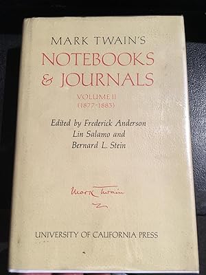 Seller image for Mark Twain's Notebooks & Journals, Volume II [2]: 1877-1883 (The Mark Twain Papers) for sale by The Battery Books & Music