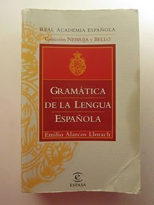 Gramática De La Lengua Española