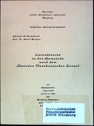 Image du vendeur pour Laiendienste in der Gemeinde nach dem Zweiten Vatikanischen Konzil mis en vente par books4less (Versandantiquariat Petra Gros GmbH & Co. KG)