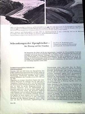Bild des Verkufers fr Schwankungen der Alpengletscher, ihre Messung und ihre Ursachen; zum Verkauf von books4less (Versandantiquariat Petra Gros GmbH & Co. KG)