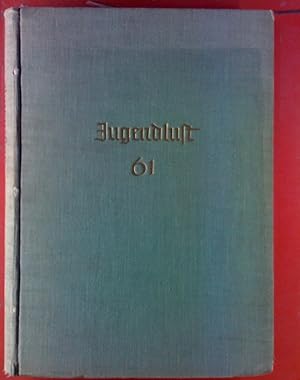 Imagen del vendedor de Jugendlust, 61. Jahrgang 1935/36. INHALT: Keller: Die kleine Passion - Stadler: Richthofens Todesflug - Lorenz: Wie Du mir, so ich Dir., HEFT NR. 1 bis HEFT NR. 24 in einem Buch a la venta por biblion2