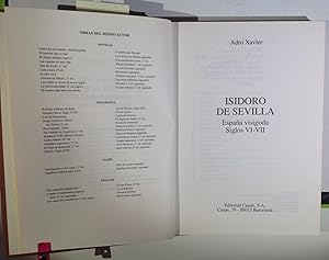 Seller image for ISIDORO DE SEVILLA ESPAA VISIGODA SIGLOS VI-VII - Historia de Espana en Grandes Biografias for sale by Antiquariat Trger