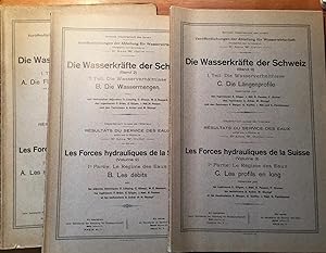 Seller image for Die Wasserkrfte der Schweiz. Les Forces hydrauliques de la Suisse for sale by Antiquariat A. Wempe