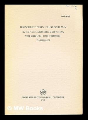 Imagen del vendedor de Die Herrscherthrone Im Schatz der Kardinale (1268-1271)'. Festschrift Percy Ernst Schramm : zu seinem siebzigsten Geburtstag von Schlern und Freunden zugeeignet / [Hrsg. von Peter Classen und Peter Scheibert] a la venta por MW Books Ltd.