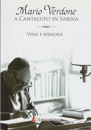 Imagen del vendedor de A Cantalupo in Sabina. Versi e memorie a la venta por Arca dei libri di Lorenzo Casi