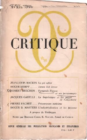 Revue critique N° 251