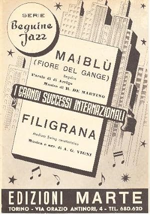 Serie Beguine Jazz. Maiblù e Filigrana