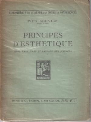 Principes d'esthetique / problemes d'art et langage des sciences