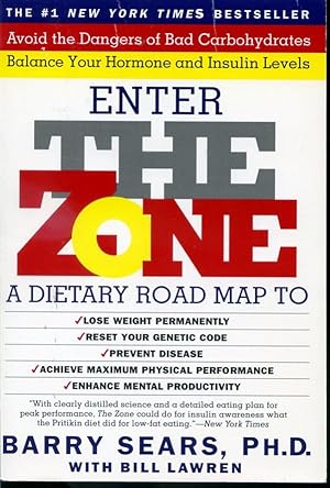 Imagen del vendedor de The Zone - A Dietary Road Map a la venta por Librairie Le Nord