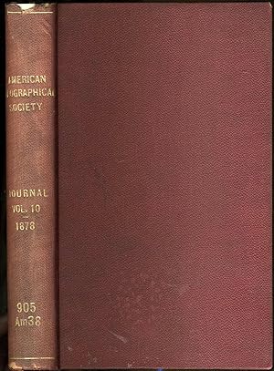 Image du vendeur pour Recent Journey of Exploration Across the Continent of Australia [Journal of the American Geographical Society of New York, Volume X, 1878] mis en vente par Antipodean Books, Maps & Prints, ABAA