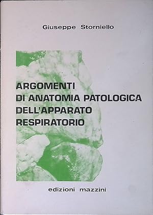 Argomenti di anatomia patologica dell apparato respiratorio