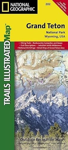 Seller image for Grand Teton National Park Map for sale by AHA-BUCH GmbH