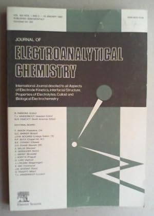 Journal of electroanalytical chemistry and interfacial electrochemistry. An international journal...