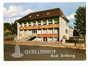 AK Hotel Quellenhof Bad Driburg; gelaufen 1966