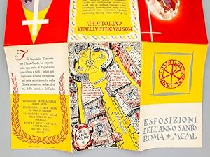 (Brochure) Esposizioni dell'Anno Santo, Roma MCML ( 1950 ) : Esposizione Internationale d'...