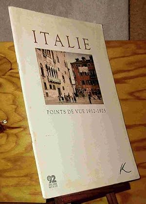 Immagine del venditore per ITALIE - POINTS DE VUE 1912 - 1925 venduto da Livres 113