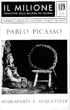 Imagen del vendedor de Pablo Picasso. Acquaforti e acquatinte a la venta por Studio Bibliografico Marini