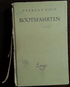 Image du vendeur pour Bootsfahrten. Essays. mis en vente par buch-radel