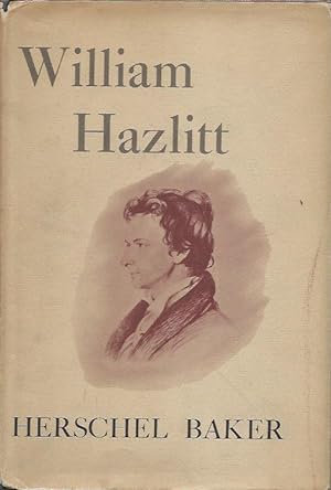 Image du vendeur pour William Hazlitt mis en vente par San Francisco Book Company