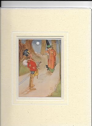 Bild des Verkufers fr Hans Christian Andersen's Fairy Tales- Print from. "The Tinder- Box." zum Verkauf von Sillan Books