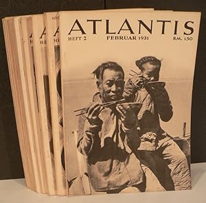 Atlantis - Länder, Völker, Reisen. Herausgeber: Martin Hürlimann, Schriftleitung: Dr. Walther Mei...