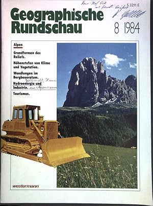 Seller image for Hydroenergie und Industrie im Alpenraum; in: Nr. 8/1984 Geographiche Rundschau; for sale by books4less (Versandantiquariat Petra Gros GmbH & Co. KG)