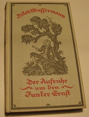 Bild des Verkufers fr Der Aufruhr um den Junker Ernst. Erzhlung. zum Verkauf von HamlehBuch
