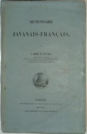 Seller image for Dictionnaire javanais-franais, for sale by LIBRAIRIE L'OPIOMANE