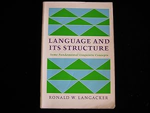 Bild des Verkufers fr Language and Its Structure zum Verkauf von HERB RIESSEN-RARE BOOKS